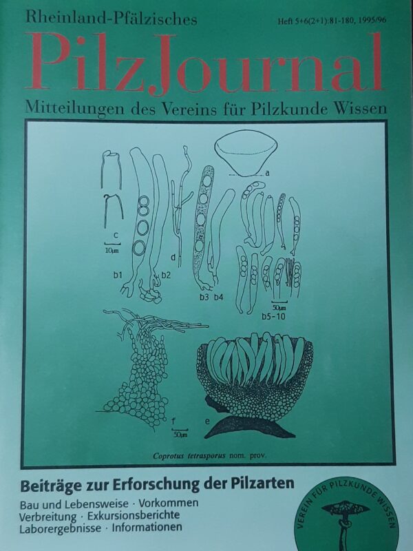 Rheinland-Pfälzisches PilzJournal Heft 5+6 (2+1)  1995/96