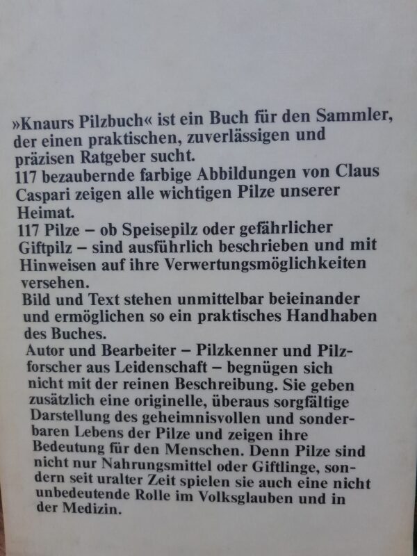 Knaurs Pilzbuch - L. Zeitlmayr – Bild 5